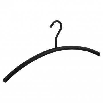 Kleiderbügel 16mm, offene Öse, Edelstahl, schwarz