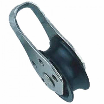 Miniblock mit Gleitlager und Bügel für Seil 6 mm Edelstahl-304 (A2)