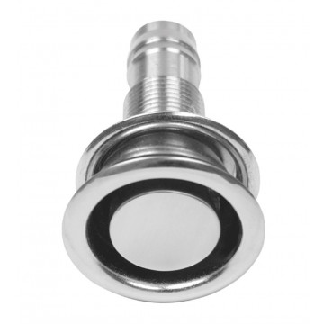 Tankentlüfter versenkt 46 mm für Schlauch 16 mm Edelstahl-316 (A4)