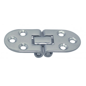 Scharnier 180° 66 x 30 mm Edelstahl-316 (A4)