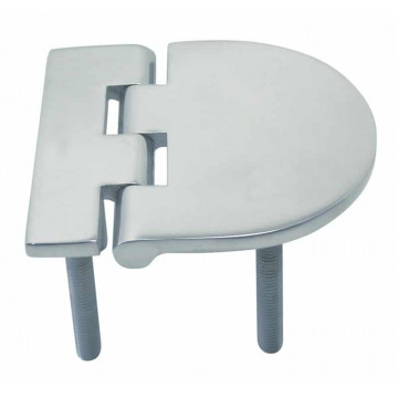 Scharnier mit Gewinde 72 x 65 mm M6 x 45 mm Edelstahl-316 (A4)
