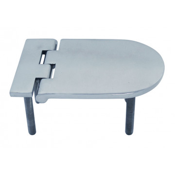 Scharnier mit Gewinde 103 x 65 mm M6 x 45 mm Edelstahl-316 (A4)