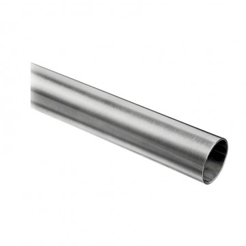 Edelstahlrohr 25 x 2,0 mm Edelstahl-304 (A2) K320 geschliffen