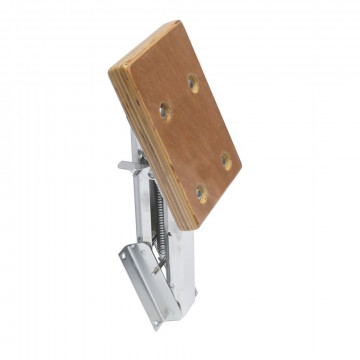 Außenborderhalterung mit Holzplatte A2/Holz max. 30kg Edelstahl-304 (A2)