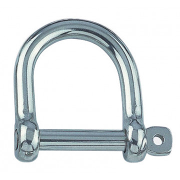 Rundschäkel weit 12 mm Edelstahl-316 (A4)
