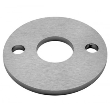 Flansch Ø 120 x 8 mm Bohrung Ø 42,7 mm Edelstahl matt geschliffen