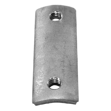 Einsatz für Maueranker für Rohr Edelstahl matt geschliffen