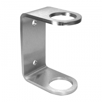Maueranker für Rohr 42,4 mm Edelstahl matt geschliffen