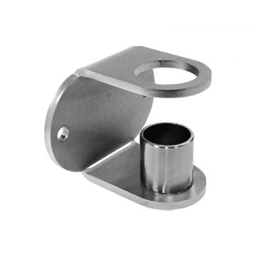 Maueranker mit Klebeverbindung für Rohr 42,4 x 2,0 mm Edelstahl matt geschliffen