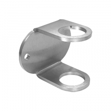 Maueranker für Rohr 42,4 mm Edelstahl matt geschliffen