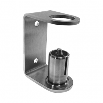 Maueranker mit Klemmverbindung für Rohr 42,4 x 2,0 mm Edelstahl matt geschliffen