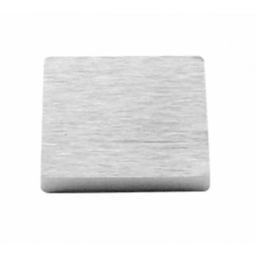 Platte 30 x 30 x 4 mm Edelstahl matt geschliffen