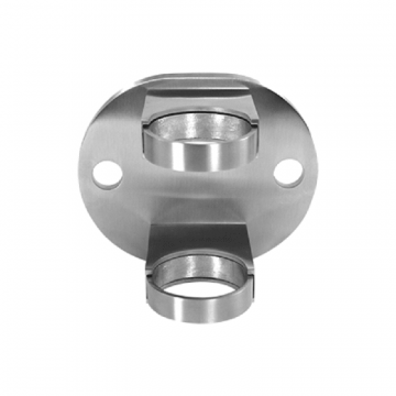 Maueranker für Rohr 42,4 mm Edelstahl matt geschliffen