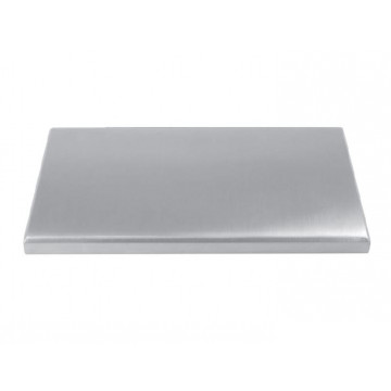 Verankerungsplatte 140 x 80 x 8 mm Edelstahl matt geschliffen