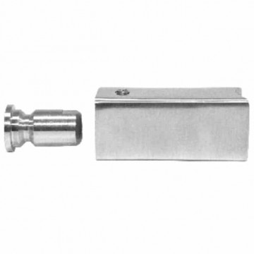 Anschlussadapterrohr Ø 42,4 mm Edelstahl matt geschliffen