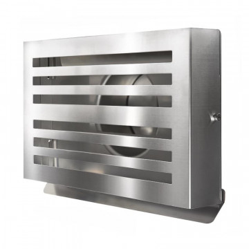 Design-Giebelhaube mit Rückschlagklappe PREMIUM LINE BETA Ø 150 mm Edelstahl