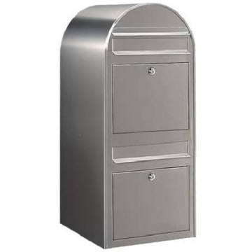 Brievenbus Bobi Duo, RVS Edelstahl-304