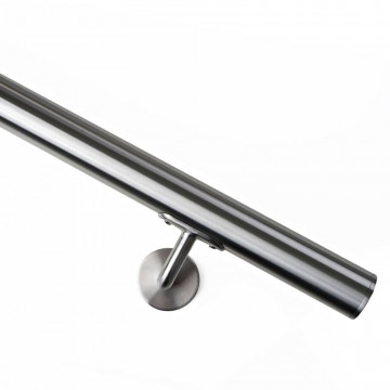 RVS trapleuning Moni rond Ø 42,4 mm inclusief leuningdragers Edelstahl-304