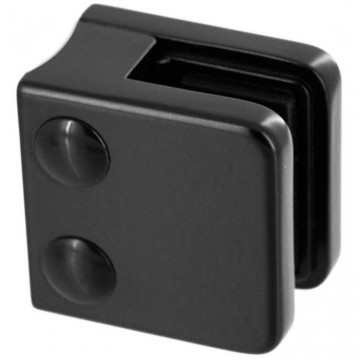 Glasklemmrohr Ø 42,4 mm Zinklegierung schwarz Modell 2100