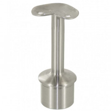 Geländerhalter 90° 42,4 x 2,6 mm Trägerrohr 48,3 mm Edelstahl matt geschliffen Modell 0343