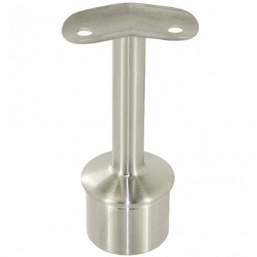 Geländerhalter 135° 42,4 x 2,0 mm Trägerrohr 48,3 mm Edelstahl matt geschliffen Modell 0342