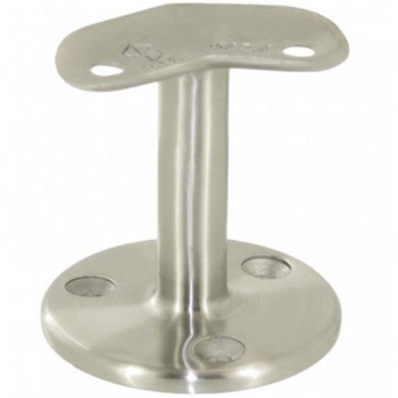 Geländerhalter 135° Trägerrohr 42,4 mm Edelstahl matt geschliffen Modell 0391