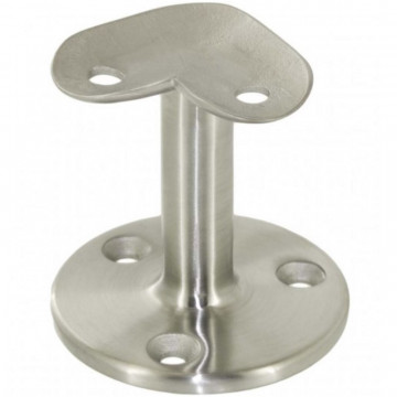 Geländerhalter 90° Trägerrohr 42,4 mm Edelstahl matt geschliffen Modell 0391