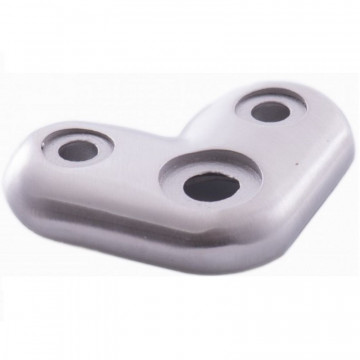 Geländerhalter 90° für Träger 33,7 mm Edelstahl matt geschliffen Modell 3342