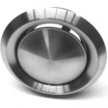 Belüftungsventil mit Muffe Ø 150 mm Edelstahl