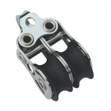 Sprenger Micro XS Block mit Kugellager Seil max. 6 mm mit 2 Rollen Bügel Edelstahl-304 (A2)