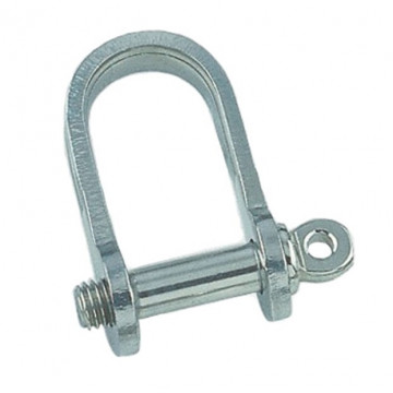 Flachschäkel 8 mm Edelstahl-316 (A4)