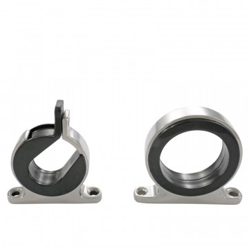 Angelrutenhalter abschließbar MT-Serie 2-tlg Innendurchmesser 39 mm Edelstahl-316 (A4)