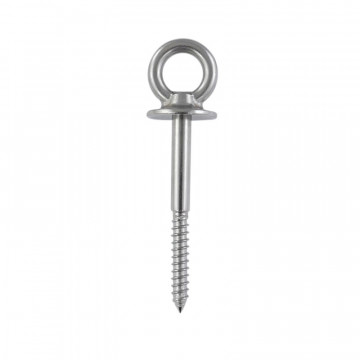 Augbolzen mit Kragen und Holzgewinde MT-Serie 8 x 80 mm Edelstahl-316 (A4)