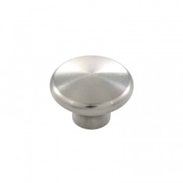 Schranktüren-/Schubladen-Knopf 21 x 14 mm Gewinde M4 geschliffen Edelstahl-316 (A4)