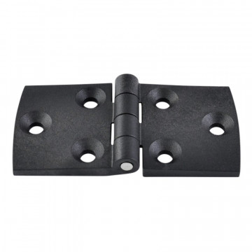 Kunststoff-Scharnier symmetrisch 80 x 40 mm Edelstahl-316 (A4)