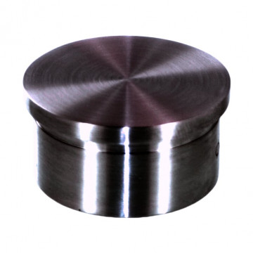 Endkappe Flachrohr 42,4 x 2,0 mm Edelstahl anthrazitgrau Modell 5732