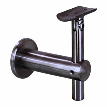 Handlaufträgerrohr Ø 42,4 mm Edelstahl Edelstahl anthrazitgrau Modell 0305