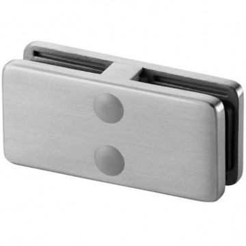 Glasverbinder gerade Edelstahl matt poliert Modell 4270