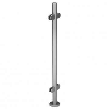 Baluster komplett 180° 989 mm Rohr 42,4 x 2,0 mm  Edelstahl matt geschliffen