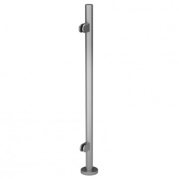 Baluster komplett 989 mm Rohr 42,4 x 2,0 mm  Edelstahl matt geschliffen