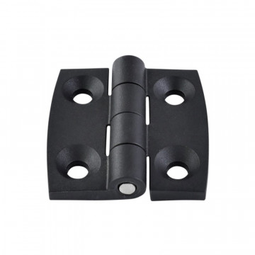 Kunststoff-Scharnier quadratisch 50 x 50 mm Edelstahl-316 (A4)