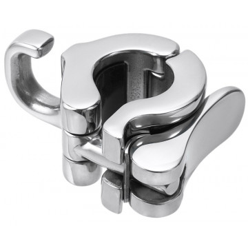 Schnellspannhaken für Sonnensegelmast für Rohr 18,5 mm Edelstahl-316 (A4)