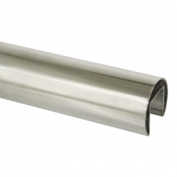 U-Profilrohr 60,3 x 1,5 mm Edelstahl-316 (A4) K320 geschliffen