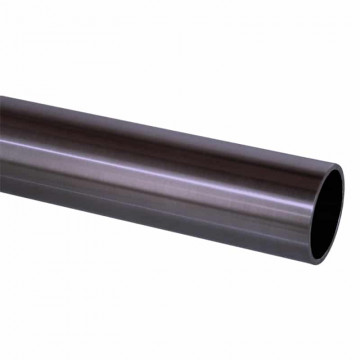 Edelstahlrohr 42,4 x 2,0 mm Edelstahl-316 (A4) anthrazitgrau
