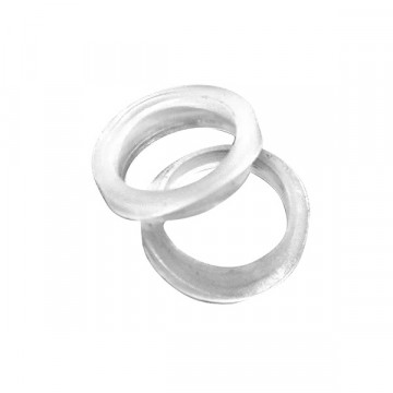 Kunststoff-Führungsring weiß mit Radius 21 mm