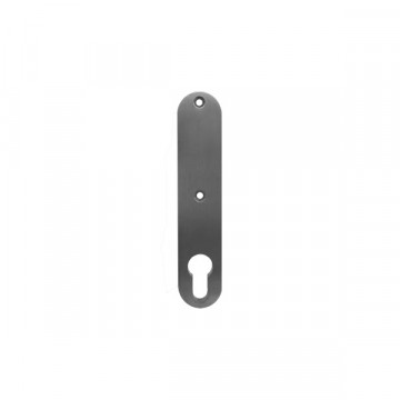Griffplatte massiv Schraubenabstand 67 mm matt poliert Edelstahl