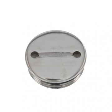 Ersatzdeckel ohne Kette 2" GAS/DIESEL Edelstahl-316 (A4)