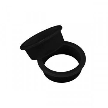 Kunststoff-Führungsring flach schwarz