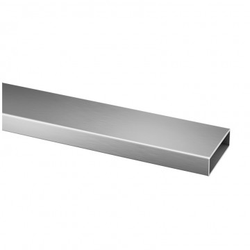 Vierkantrohr 60 x 20 x 2 mm Edelstahl-304 (A2) blank