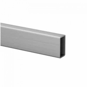 Edelstahlrohr 40 x 20 x 2,0 mm Edelstahl-304 (A2) K320 geschliffen